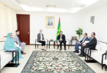 صورة الوزير الأول يستقبل القائمة بالأعمال في سفارة الولايات المتحدة الأمريكية بنواكشوط