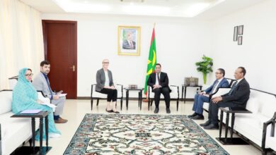 صورة الوزير الأول يستقبل القائمة بالأعمال في سفارة الولايات المتحدة الأمريكية بنواكشوط