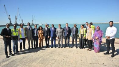 صورة المدير العام للميناء يستقبل وفدًا من اللجنة الاقتصادية لإفريقيا التابعة للأمم المتحدة