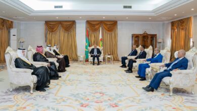 صورة غزواني يستقبل وفدا سعوديا برئاسة وزير الحج والعمرة