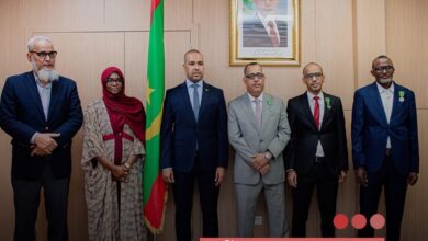 صورة المندوب العام للتآزر يوشح عددا من أطر وموظفي المندوبية