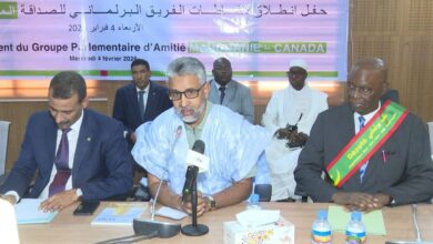صورة انطلاق أعمال الفريق البرلماني للصداقة الموريتانية الكندية