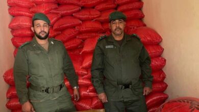 صورة الحوض الشرقي : جمارك تحبط محاولة تهريب 4 أطنان و750 كلغ من الأرز