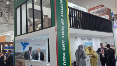 صورة سنيم تشارك في معرض إندابا المنجمي ب كيب تاون