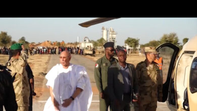 صورة رئيس الجمهورية يصل إلى مقامه ثاني محطات جولته بولاية كوركول وسط استقبال شعبي حاشد