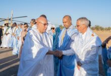 صورة مقامة: استفبال شعبي من مجتمع “التآزر” لفخامة رئيس الجمهورية