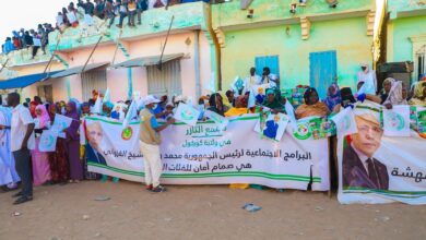 صورة امبود: استقبال شعبي حاشد من مجتمع “التآزر” لفخامة رئيس الجمهورية