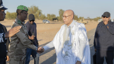 صورة رئيس الجمهورية يصل لكصيبه في مستهل محطته الرابعة بولاية كوركول