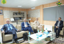 صورة الأمين العام لوزارة الدفاع يستقبل وفدا من الاتحاد الأوروبي