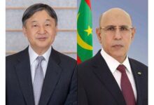 صورة رئيس الجمهوريةيهنئ إمبراطور اليابان بمناسبة عيد ميلاده.