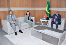 صورة رئيس الجمعية الوطنية يستقبل سفيرة إيطاليا في موريتانيا