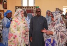 صورة وزيرة العمل الاجتماعي تؤدي زيارة تفقد واطلاع لمركز التكوين لتمكين المرأة