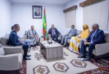 صورة وزير التكوين المهني يستقبل السفير الهندي المعتمد لدى موريتانيا