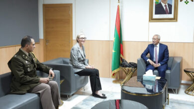 صورة وزير الدفاع يستقبل القائم بالأعمال بالنيابة في السفارة الأميركية