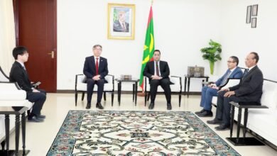 صورة الوزير الأول يستقبل السفير الياباني الجديد بموريتانيا