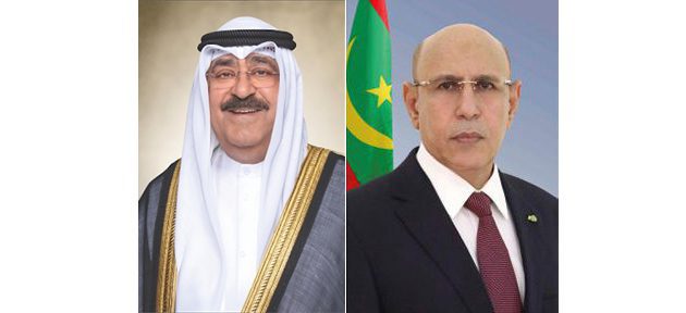 صورة رئيس الجمهورية يجري اتصالا هاتفيا مع صاحب السمو الشيخ مشعل الأحمد الجابر الصباح أمير دولة الكويت.