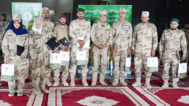 صورة اختتام النسخة الأولى من مسابقة قائد الأركان لحفظ وتجويد القرآن الكريم وتتويج ثمانية فائزين