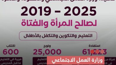 صورة وزارة العمل الاجتماعي أكثر من 61 ألف امرأة استفدن من برامج التكفل والتعليم مافبل المدارسي لأطفالهن بين 2019 2025