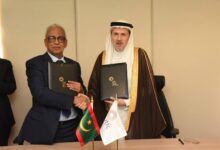 صورة اتفاقية تمويل بقيمة مليار دولار : موريتانيا توقع اتفاقية تمويل مع المؤسسة الدولية الإسلامية لتمويل التجارة