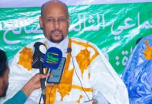 صورة الأمين العام للوزارة الشؤون الإسلامية يشرف على حفل الإفطار الجماعي الثالث لصالح العماء ولأئمة