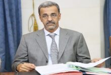 صورة تبادل المهام بوزارة المعادن بين  الوزير أدي ولد الزين وسلفه  الوزير تجاني تيام