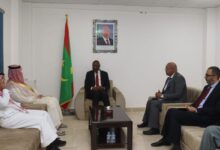 صورة وزير التنمية الحيوانية يستقبل السفير السعودي المعتمد لدى موريتانيا