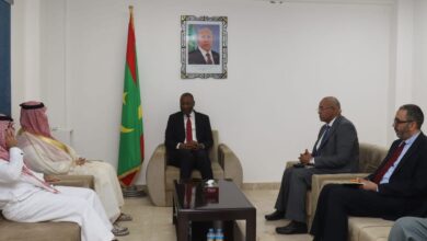 صورة وزير التنمية الحيوانية يستقبل السفير السعودي المعتمد لدى موريتانيا