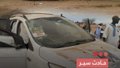 صورة حادث سير على طريق تكند – النمجاط يسفر عن إصابة شخص
