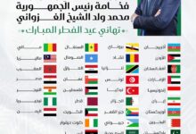 صورة رئيس الجمهورية يوجّه برقيات تهنئة إلى قادة دول إسلامية بمناسبة حلول عيد الفطر المبارك.