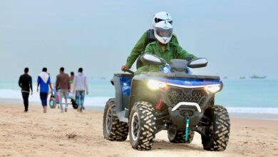 صورة الدرك الوطني يكثف دورياته على شاطئ نواكشوط خلال عطلة العيد