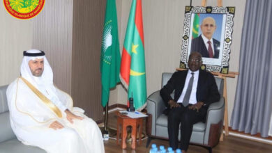 صورة وزير الشؤون الخارجية يستقبل السفير  السعودي المعتمد لدى موريتانيا