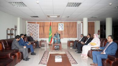 صورة وزيرة التجارة والسياحة تستقبل السفير البرازيلي المعتمد لدى موريتانيا