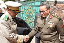 صورة وفد عسكري موريتاني يشارك في أعمال اجتماع لجنة التعاون العسكري الموريتاني المصرية بالقاهرة