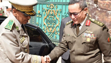 صورة وفد عسكري موريتاني يشارك في أعمال اجتماع لجنة التعاون العسكري الموريتاني المصرية بالقاهرة