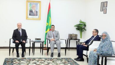صورة الوزير الأول يستقبل السفير التركي المعتمد لدى موريتانيا