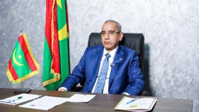 صورة وزير الداخلية موريتانيا تدين بشدة ماتتعرض له في الوقت الراهن بعض الدول العربية من اعتداءات غير مبررة