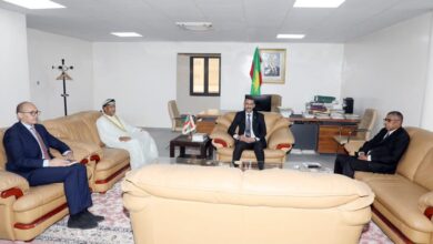 صورة وزير الثقافة والفنون يستقبل سفير سلطنة عمان المعتمد لدى موريتانيا