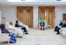 صورة غزواني يستقبل مكتب مؤسسة المعارضة