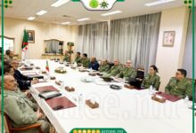 صورة وفد عسكري موريتاني يشارك في أعمال اجتماع لجنة التعاون العسكري الموريتانية الجزائرية