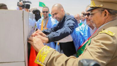 صورة الحوض الشرقي :  مندوب تآزر يدشن سدين ببلدية الباطن في مقاطعة ولاتة