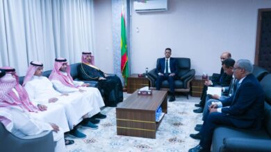 صورة وزير الشؤون الإسلامية يستقبل سفير السعودية المعتمد لدى موريتانيا