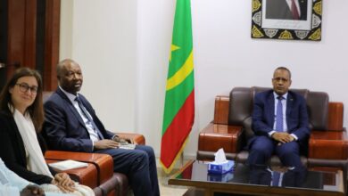 صورة وزير الزراعة يستقبل مدير الوكالة الفرنسية للتنمية في موريتانيا