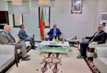 صورة وزير الشؤون الاقتصادية يستقبل سفير  الفرنسي المعتمد لدى موريتانيا