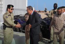 صورة المدير العام للأمن يشرف على افتتاح مفوضية شرطة بميناء تانيت
