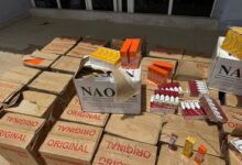 صورة الجمارك في روصو تضبط مواد تجميل محظورة مخبأة داخل باص لنقل الخضروات