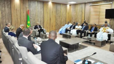 صورة رئيس الجمعية الوطنية يستقبل وفداً ألمانيا رفيع المستوى