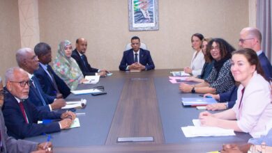 صورة وزير الشؤون الإسلامية يستقبل المنسقة الجهوية للأمم المتحدة المكلفة بمحاربة الإرهاب