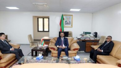 صورة وزير الثقافة والفنون يستقبل السفير الصين الشعبية المعتمد لدى موريتانيا