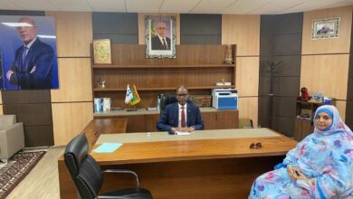 صورة رئيس حزب الإنصاف  يستقبل القيادية الزهرة بنت عبد الله ويبحث تعزيز العمل الحزبي