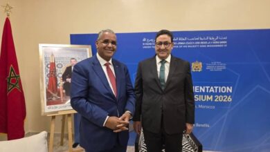 صورة المدير العام للوكالة الوطنية للطيران المدني يبحث مع وزير النقل المغربي سبل تطوير التعاون المشترك في مجال النقل الجوي